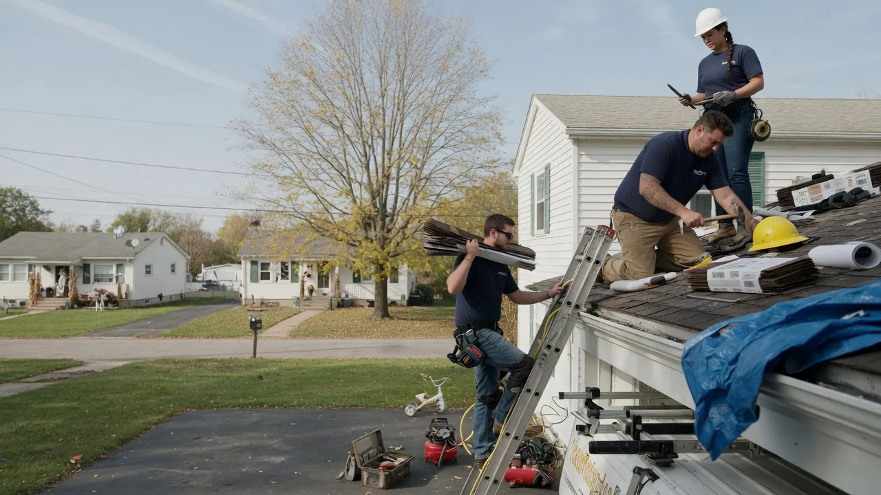 Local Roofing Contractors in Bloomington, IL near me
